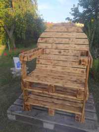 Fotel ogrodowy z palet nowy