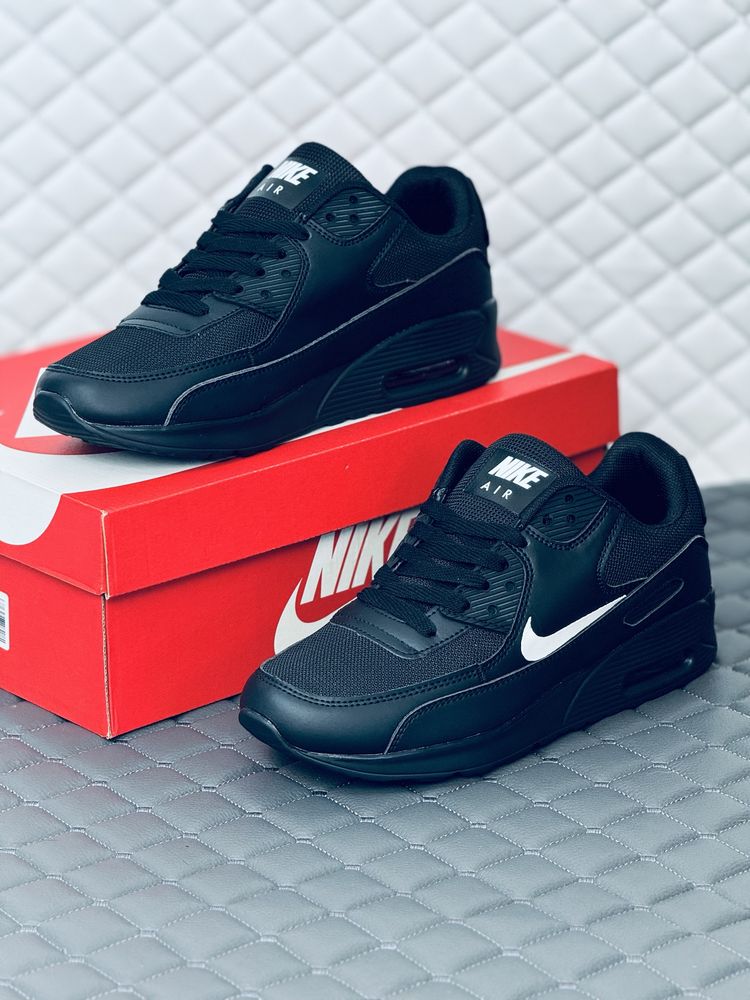 Кроссовки мужские Nike Air Max 90 black кросовки Найк 90