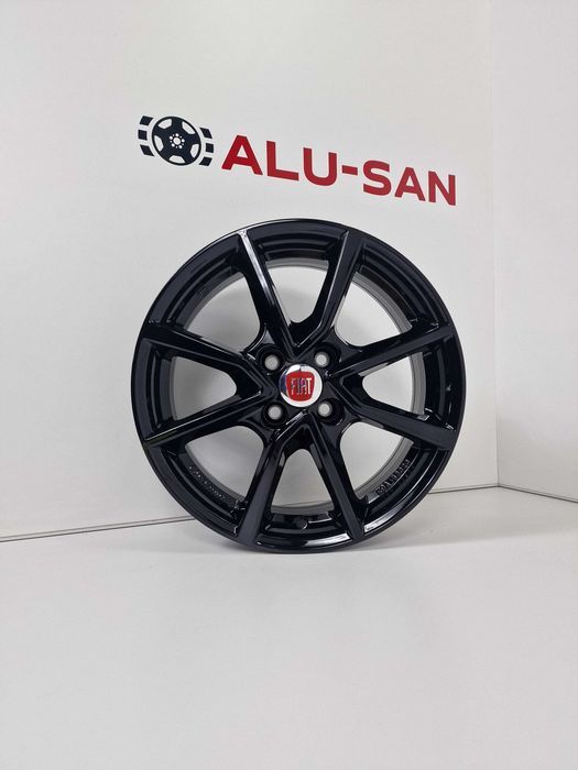 NOWE alufelgi FIAT 16" 4x100 GRANDE PUNTO PUNTO EVO - Czarny Połysk