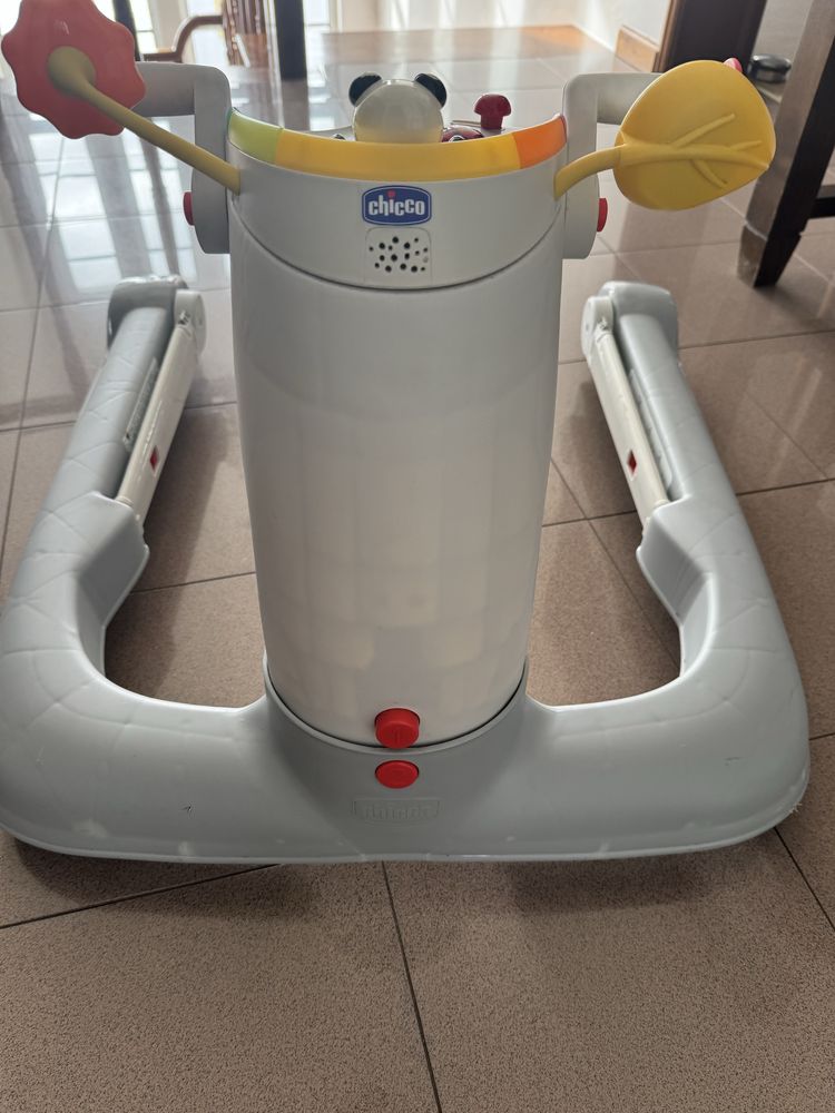 Chicco - Andarilho para bebé 1-2-3 cinzento
