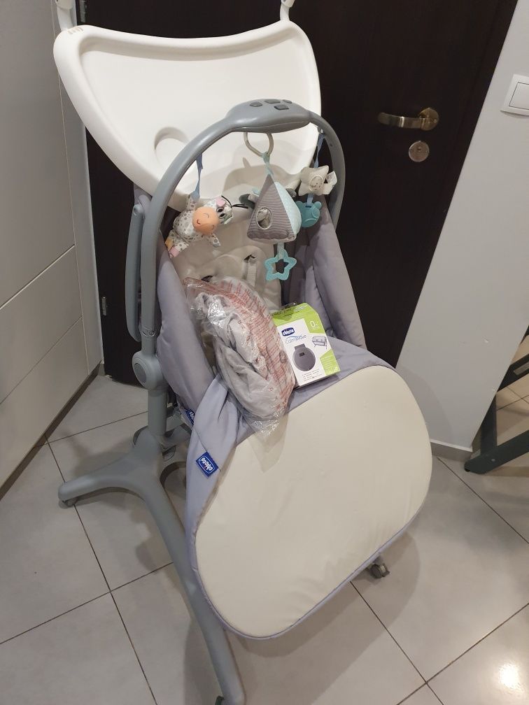 Chicco BABY HUG 4W1 | ŁÓŻECZKO DZIECIĘCE + dodatkowe akcesoria.
