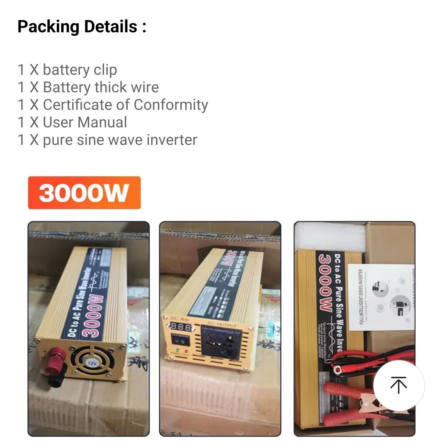 Інвертор 3000W Инвертор Inverter