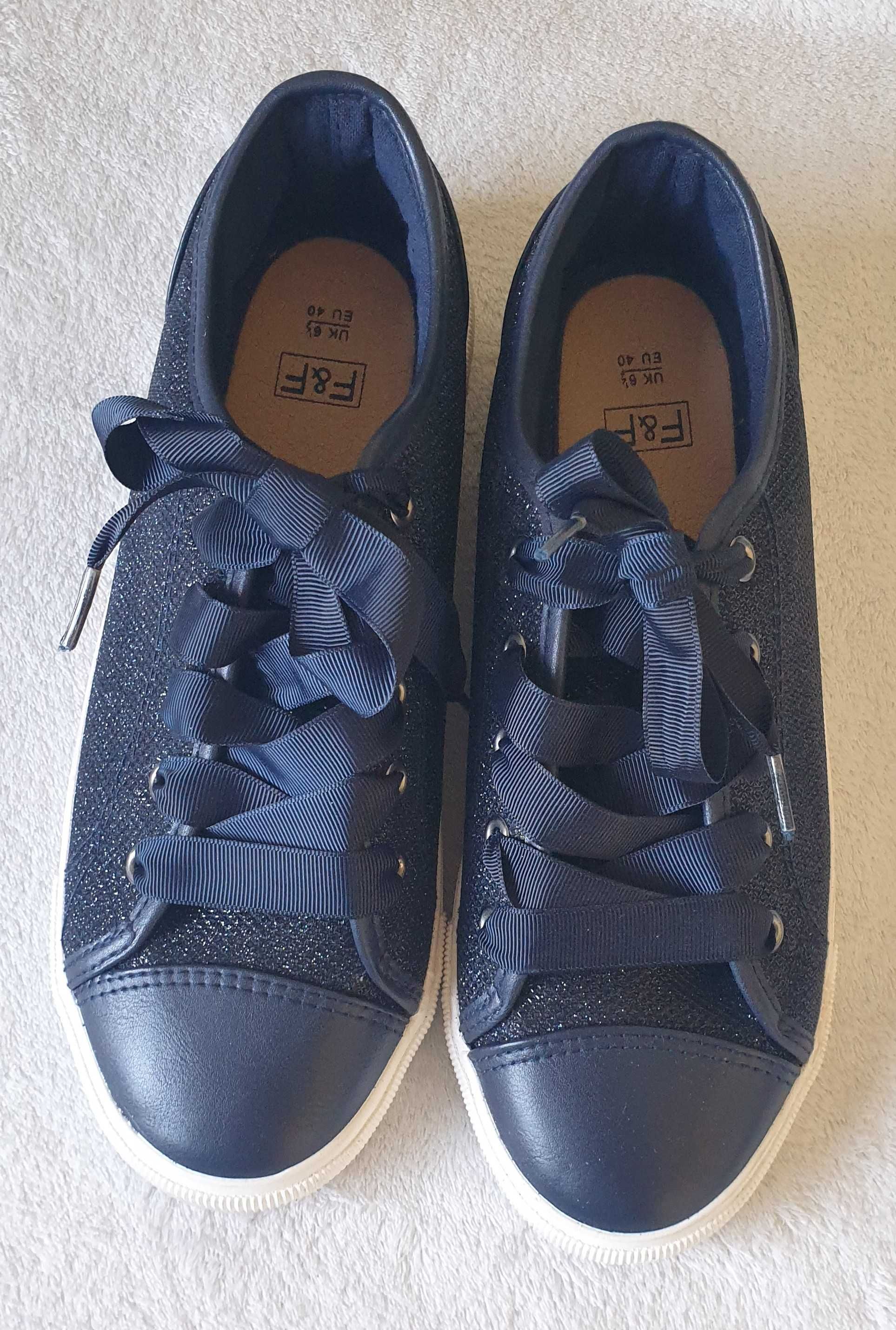 Trampki Damskie Granatowe F&F rozm.39/40