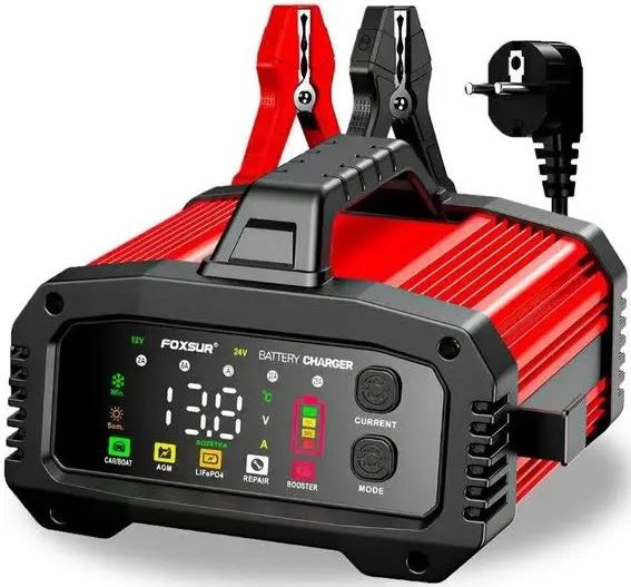 Продам зарядное устройство для любых аккумуляторов foxur 12-24v