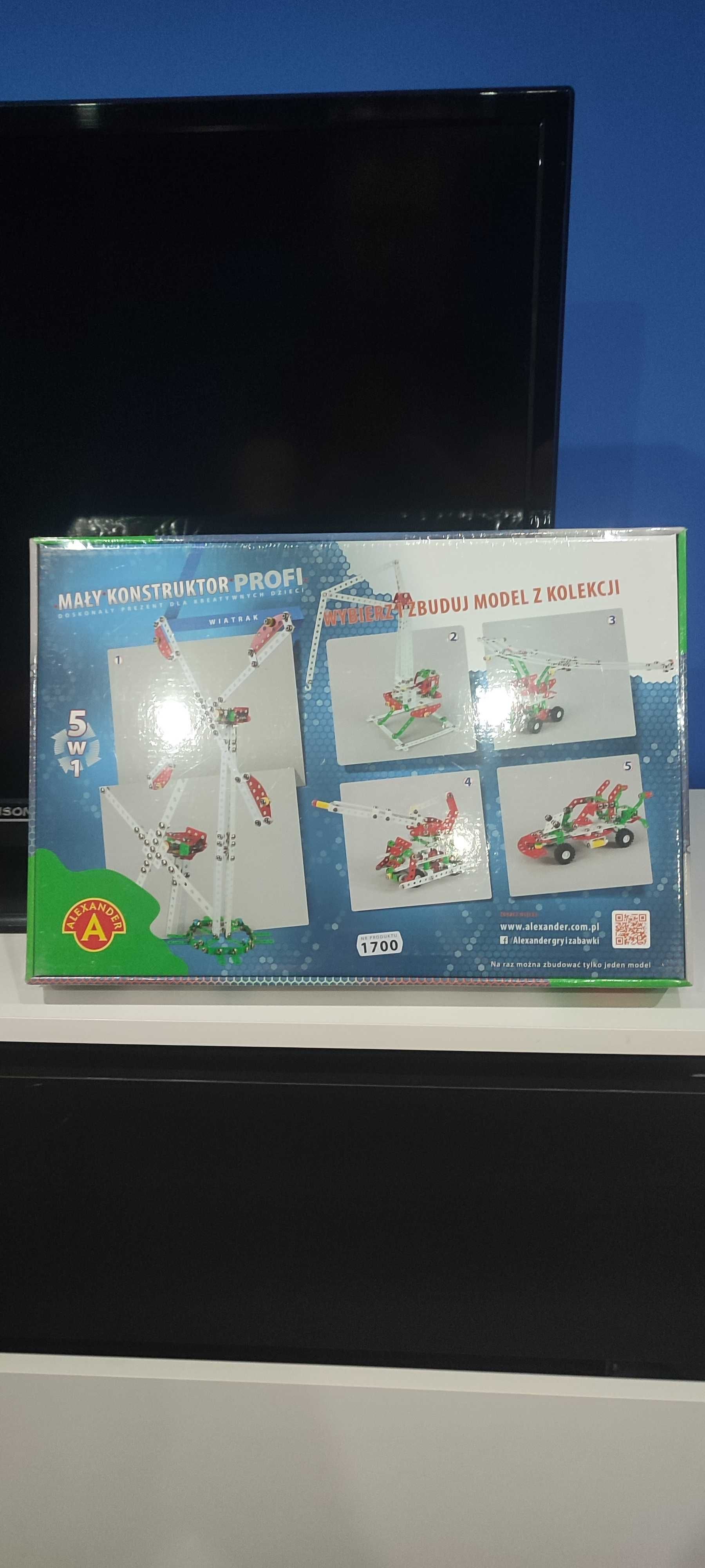 Nowy Mały Konstruktor PROFI Wiatrak