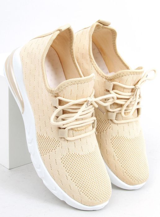 Buty Sportowe Skarpetkowe Kessi Beige