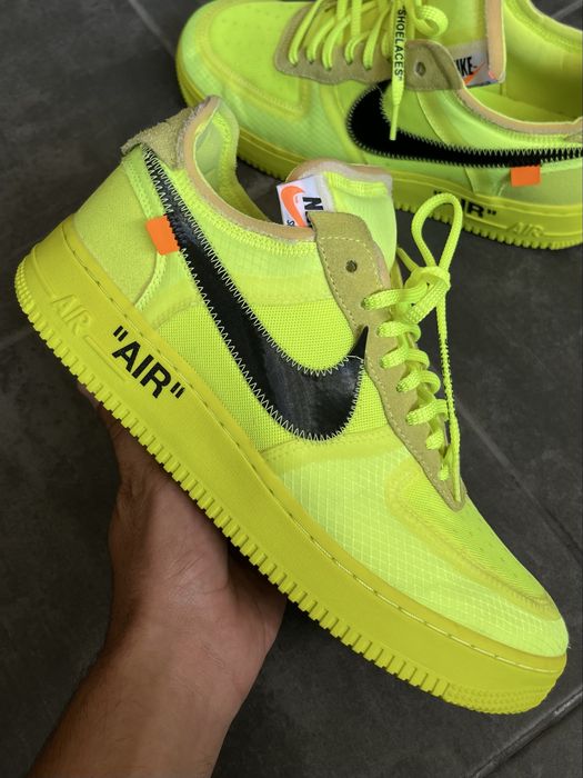 Nike x Off-White Air Force 1 Low “Volt”