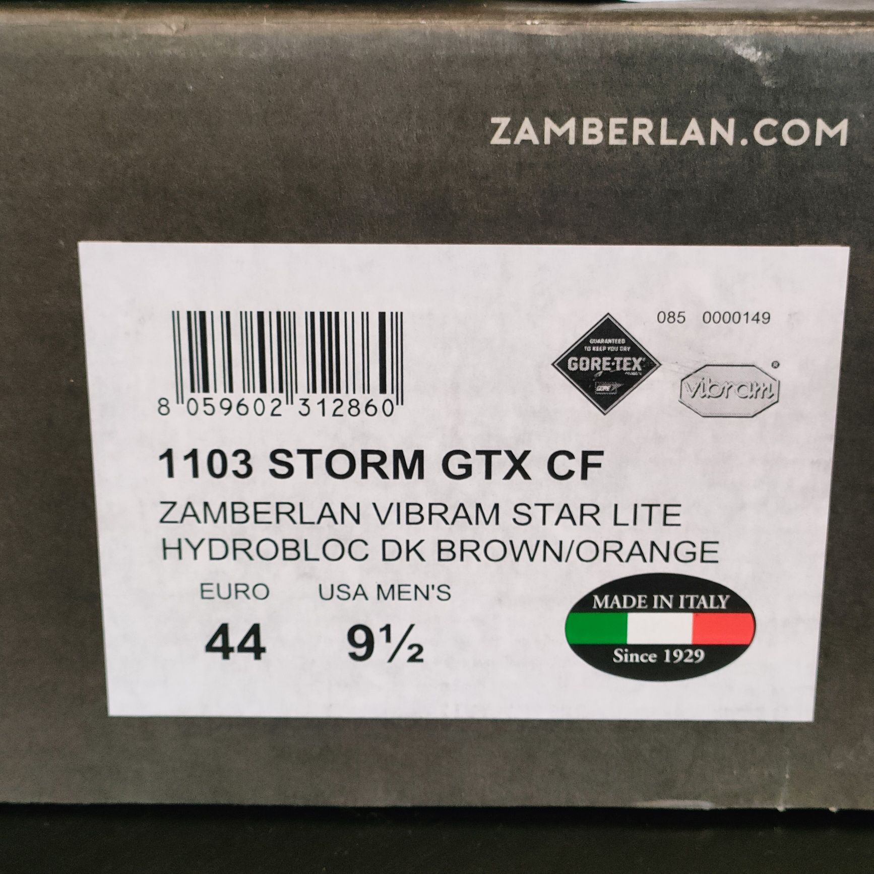 Buty Zamberlan Storm vibram gtx CF