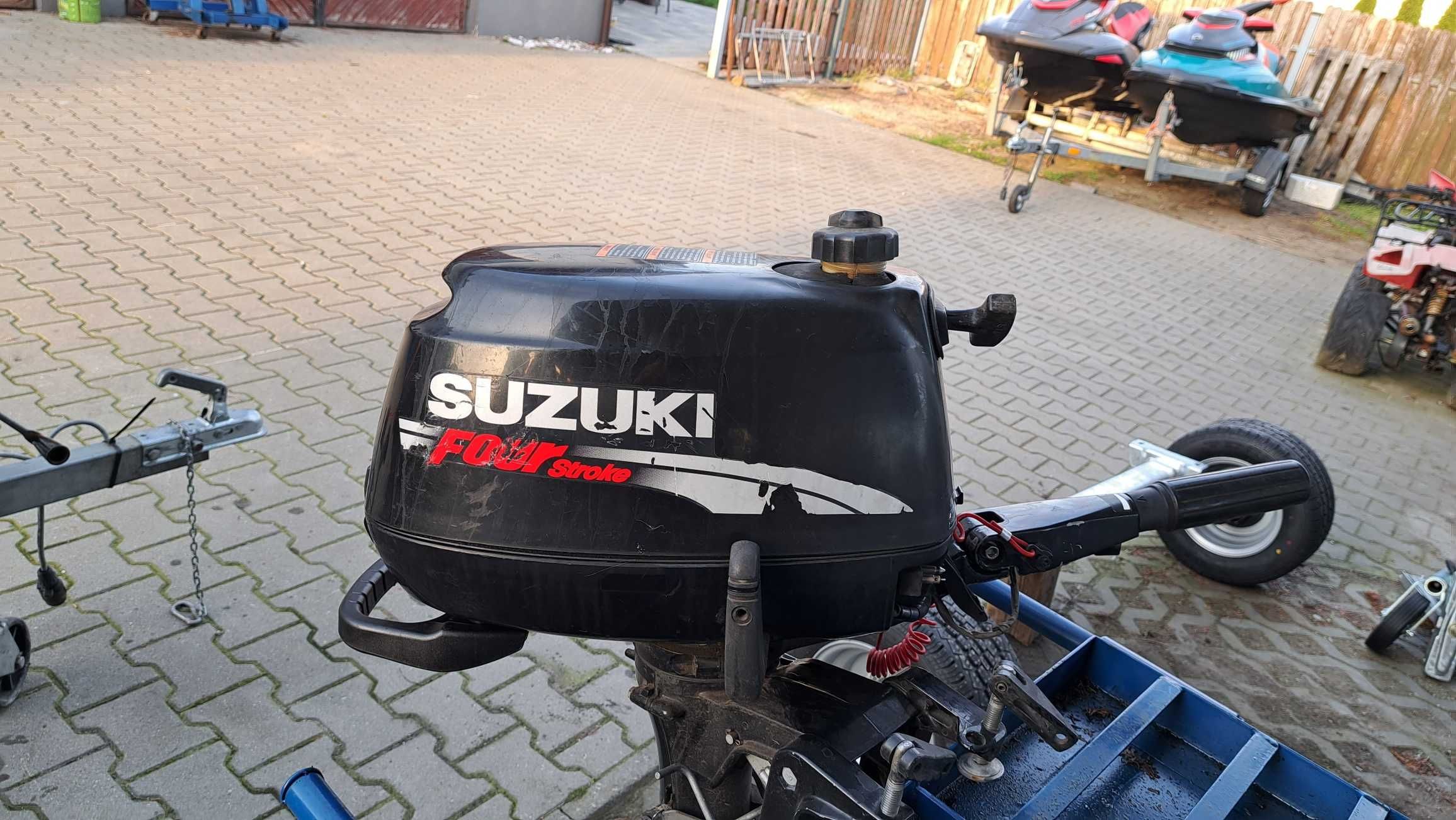 Suzuki 6  hp km  4 takt silnik  zaburtowy 2006r  honda yamaha stan bd