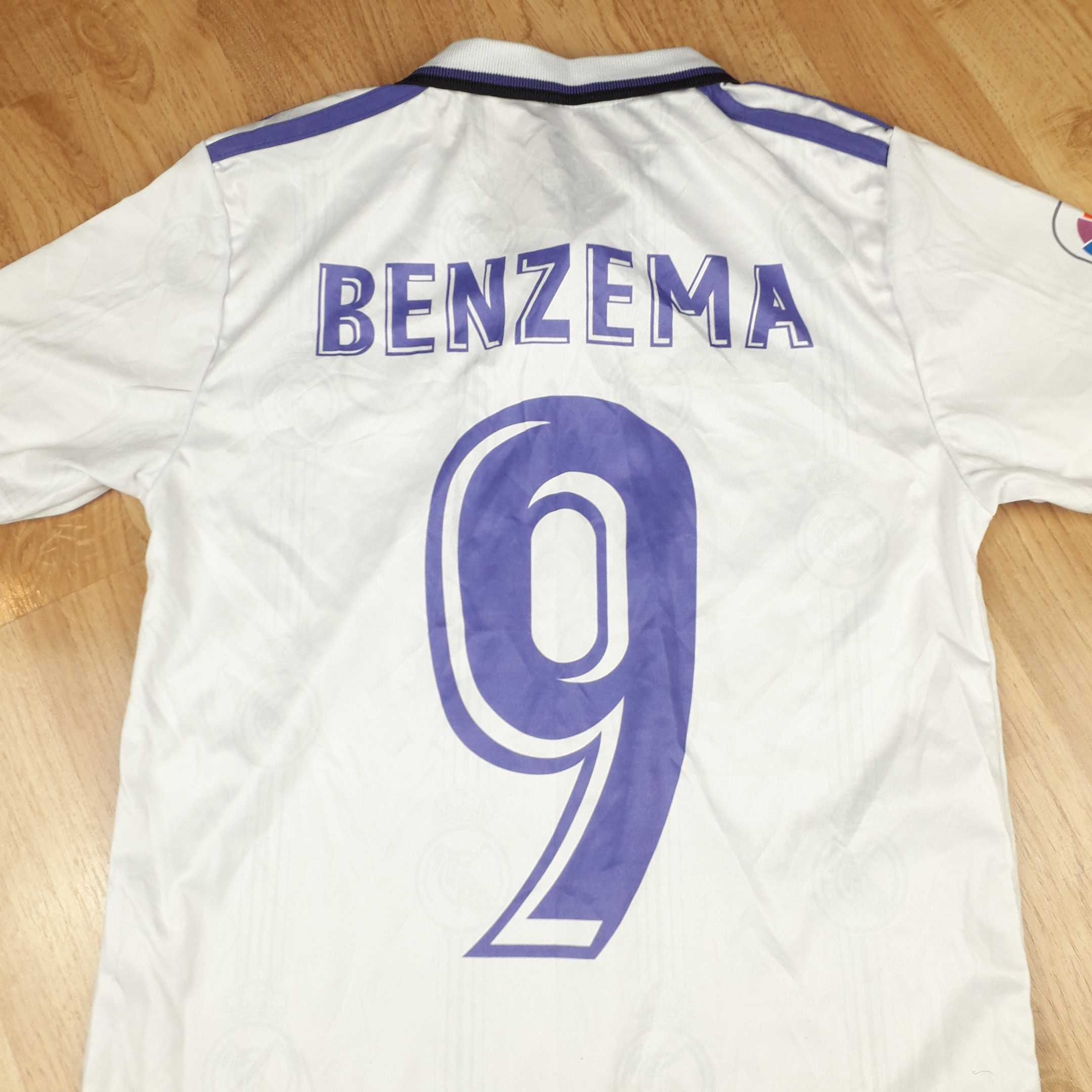 Koszulka dziecięca Real Madryt Benzema rozm : M  140 cm 10-12 Lat