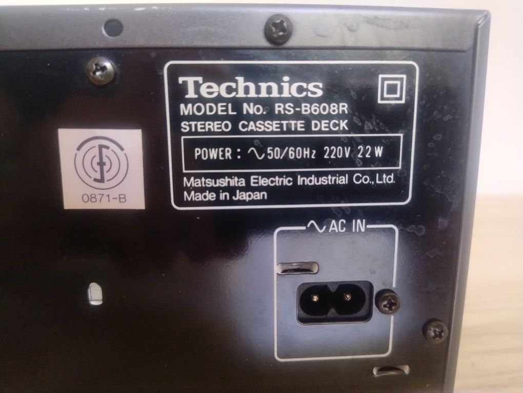 Technics RS-B608R Magnetofon kasetowy