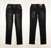 Spodnie damskie ARIZONA / jeansy stretch czarne r. 34 (S)