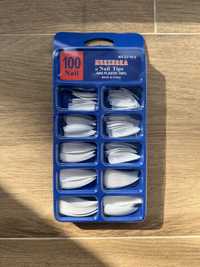 tipsy 100 sztuk sztuczne paznokcie ostre spiczaste
