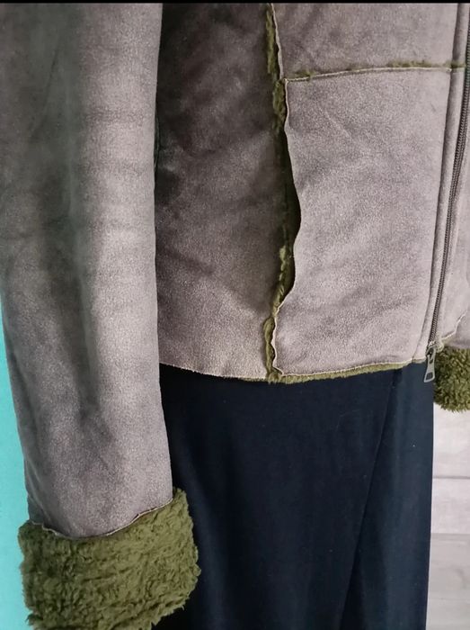 Futerko KOOKAI kurtka kożuszek Boho Hippie retro vintage okazja