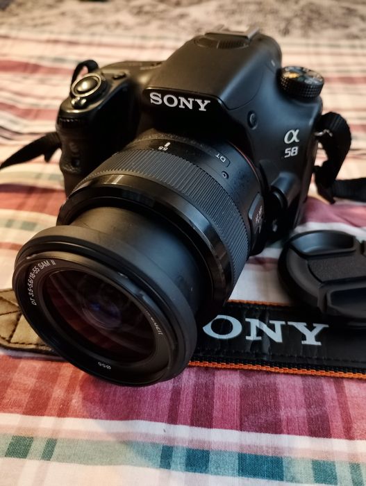 Sony Alpha A58- zadbany sprzęt.