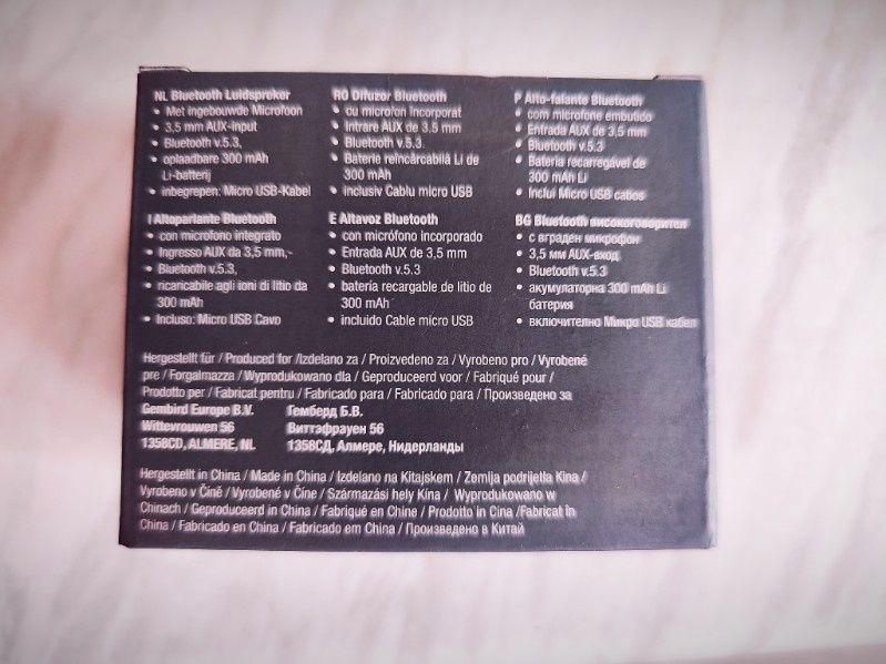 Głośnik Bluetooth z mikrofonem NOWY