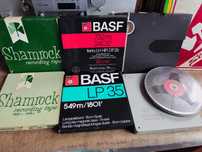 zapisana taśma BASF, Agfa, Scotch, Samrok 18