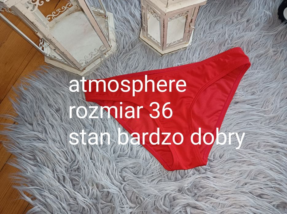 Majtki bikini czerwone atmosphere 36 tanio wymiary