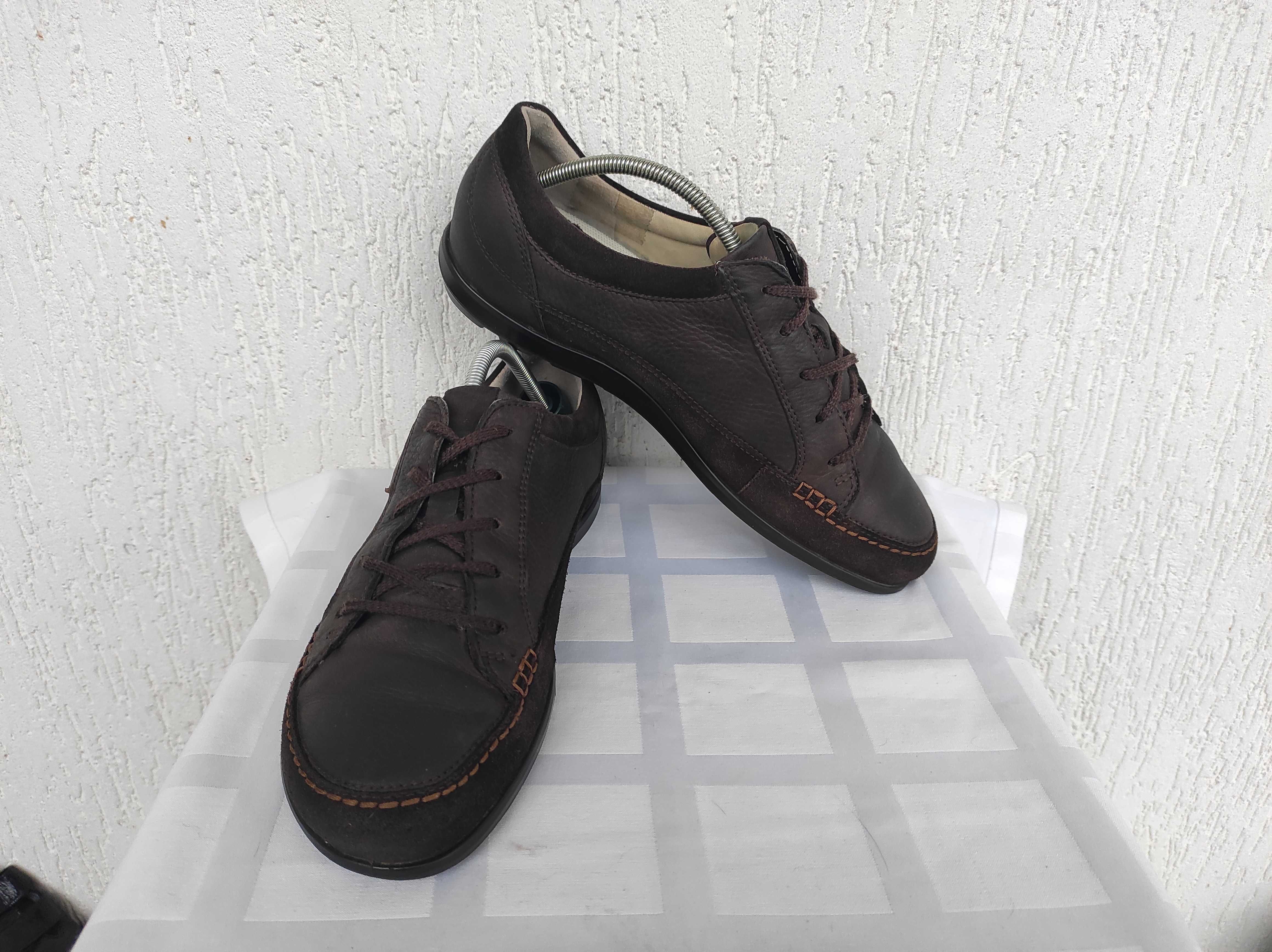 Туфли мокасини кожанние Ecco Danish design р.39