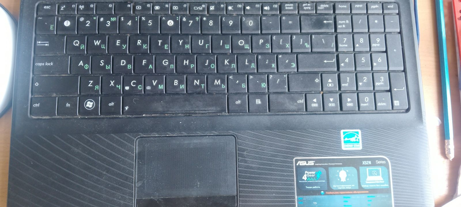 Продам ноутбук asus x52n