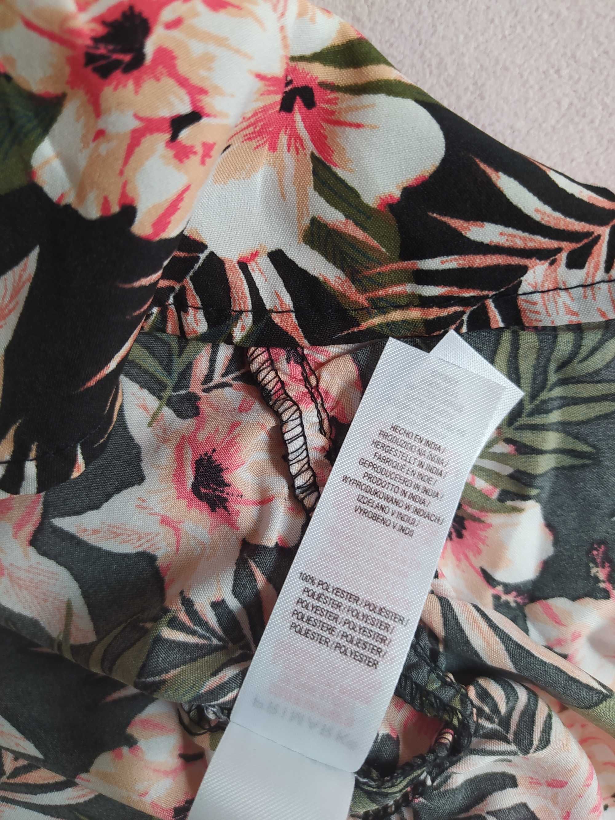 Kombinezon letni Primark XL kwiaty falbany