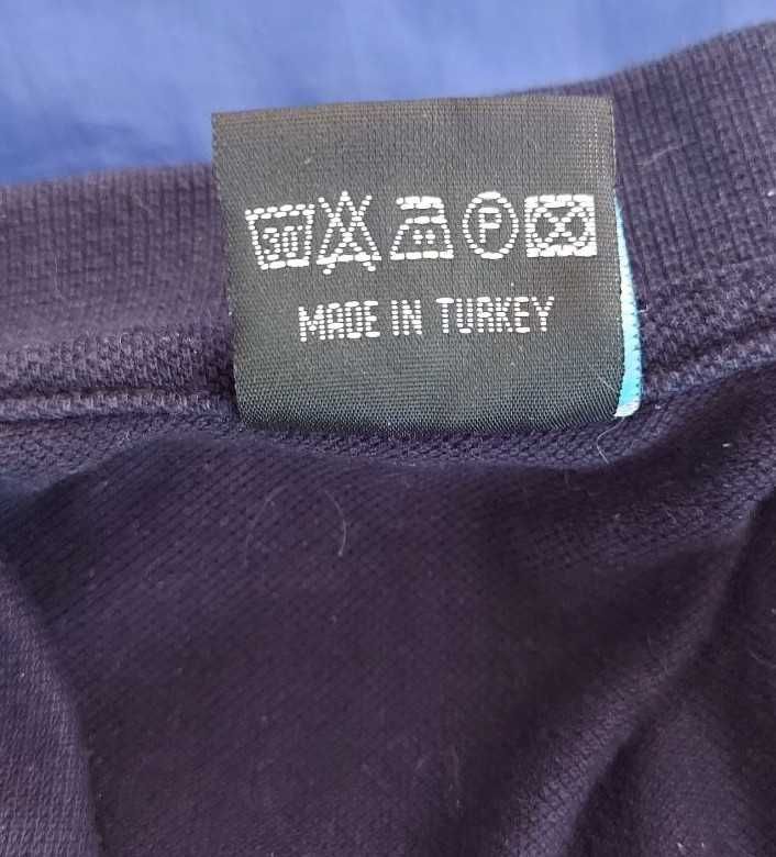 Stone Island 5815 koszulka polo męska granatowa bawełniana rozmiar L