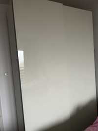 Hasvik drzwi przesuwne biały połysk 150x236