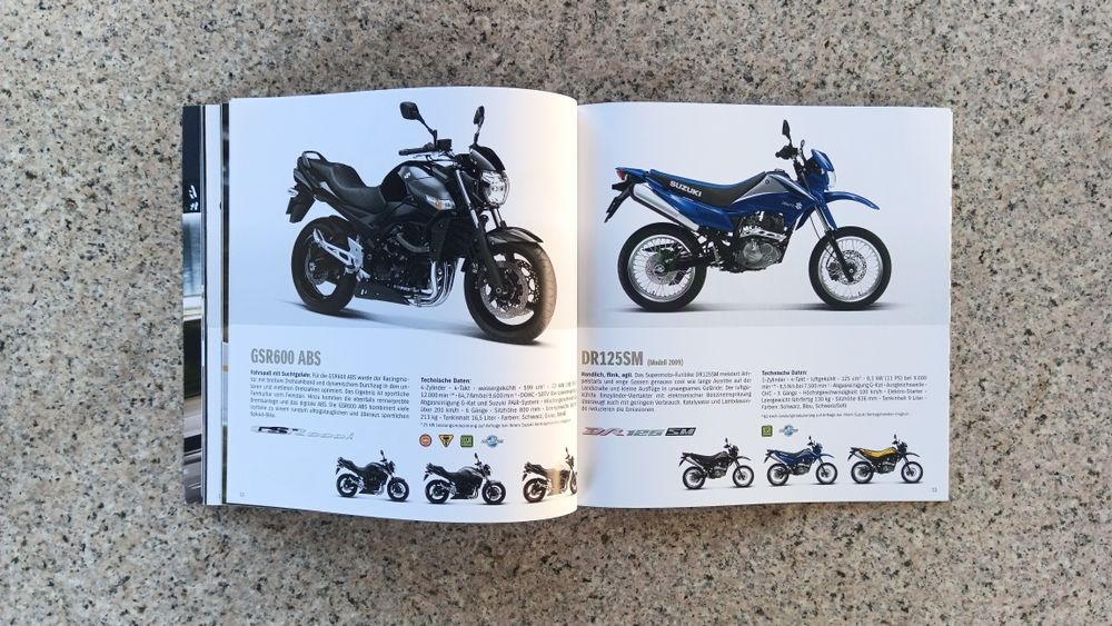 SUZUKI Hayabusa B-King Intruder i inne Program modeli 2010 Prospekt