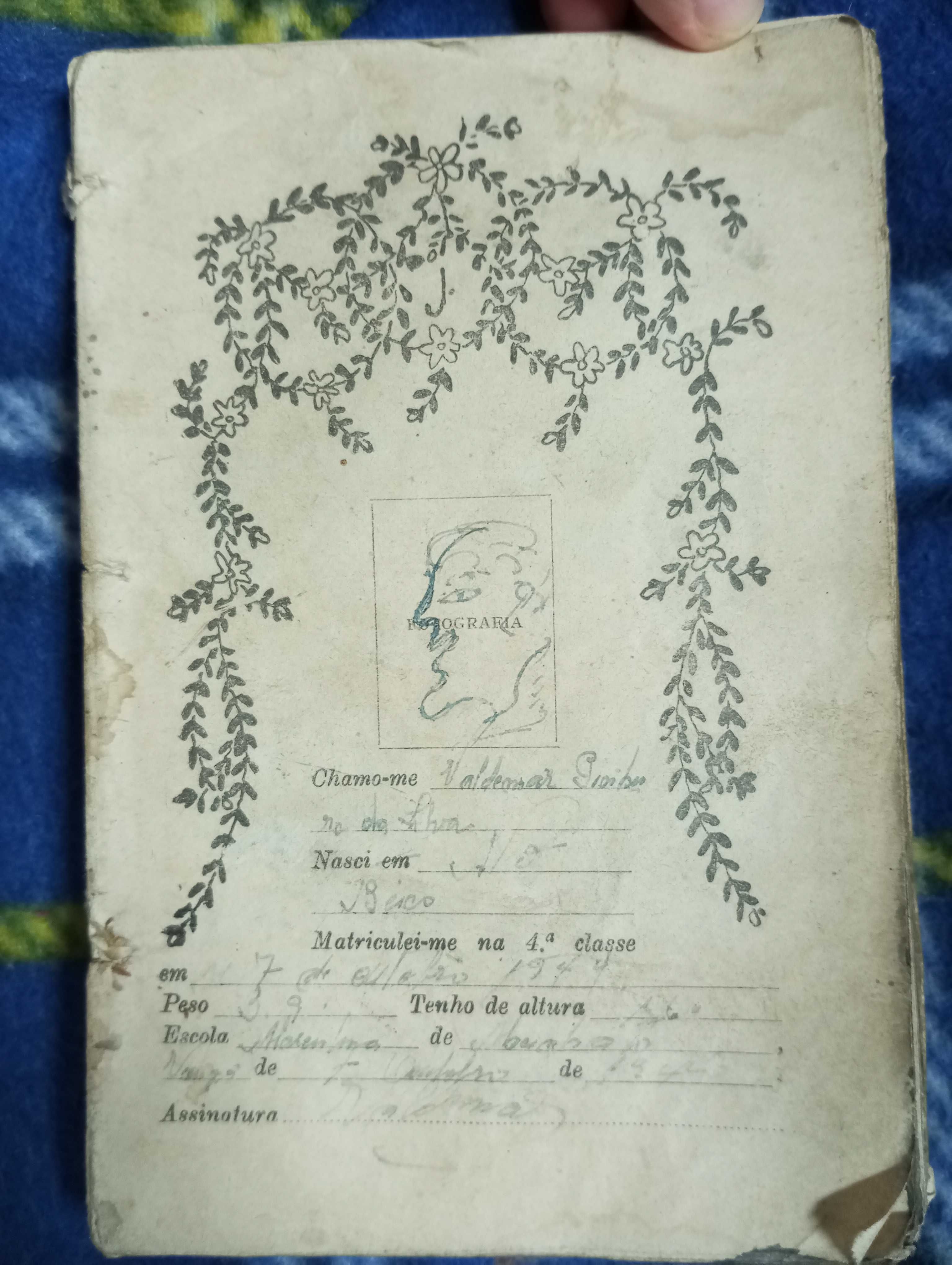 Livro antigo 4 classe