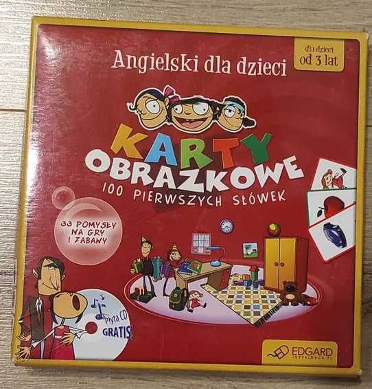 Karty obrazkowe, angielski plus płyta