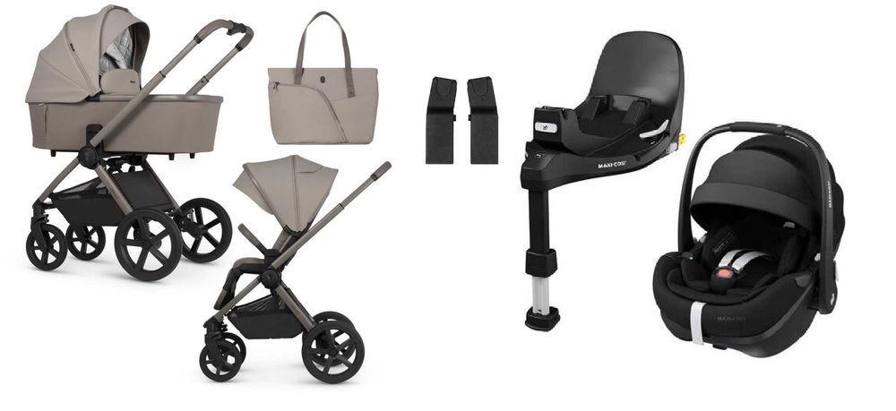 4w1 Venicci Upline 2 + Maxi Cosi Pebble 360Pro2 + baza
