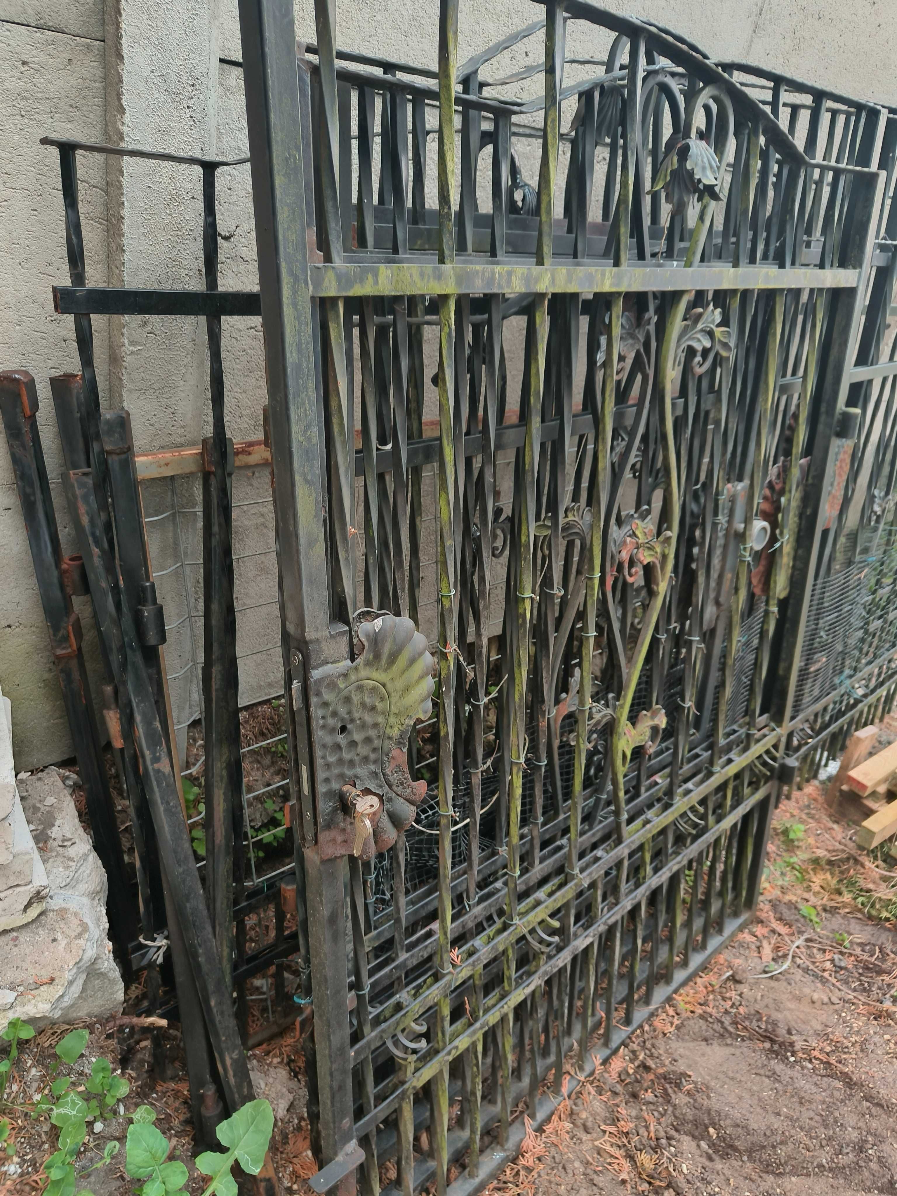 Ogrodzenie Stalowe Kute Brama Furtka