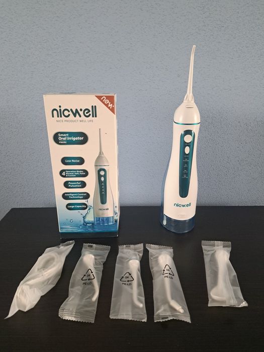 Irygator do zębów dentystyczny elektryczny Nicwell Smart bezprzewodowy