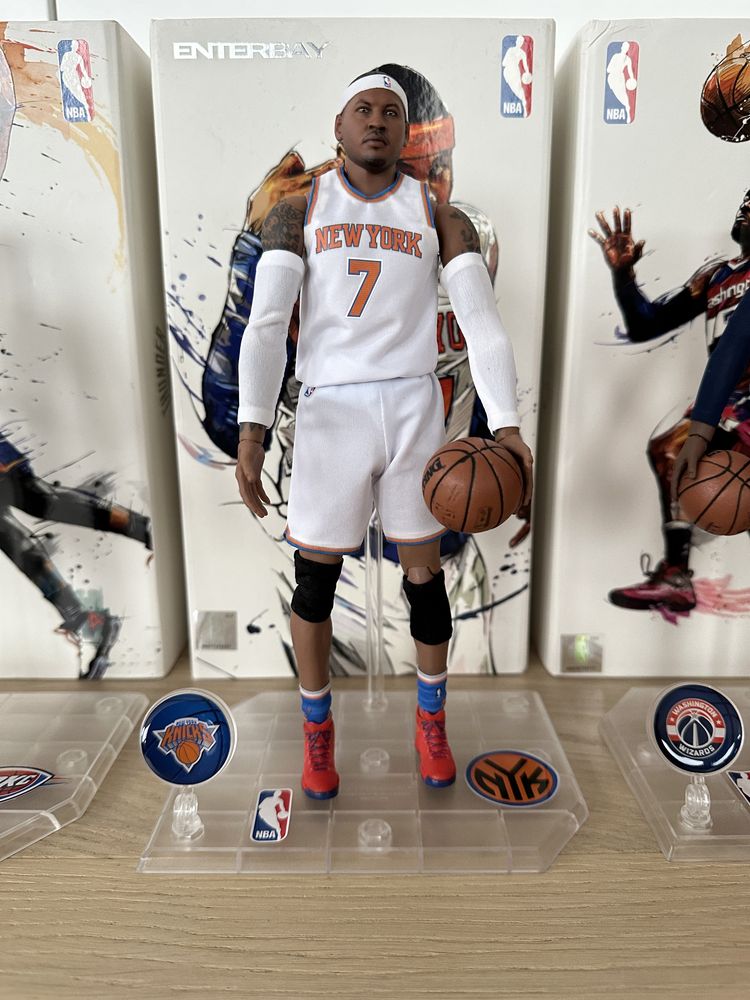 Zestaw Enterbay NBA 1/9 Curry, Lebron, Harden, Westbrook, Anthony,Wall
