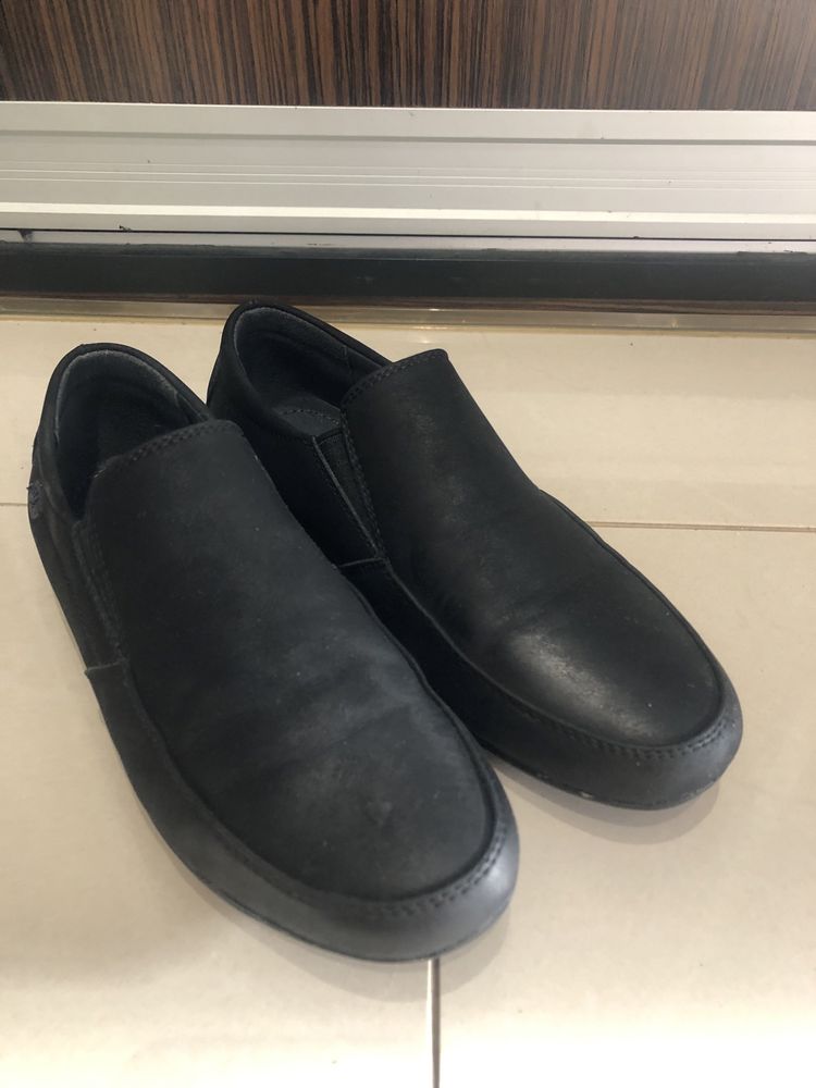 Eleganckie mokasyny komunijne buty chłopięce 34 skóra czarne Wojtyłko