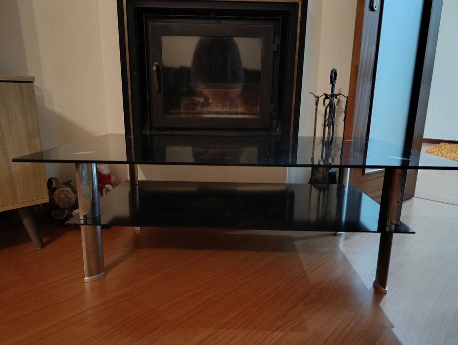 Mesa de Centro de Vidro