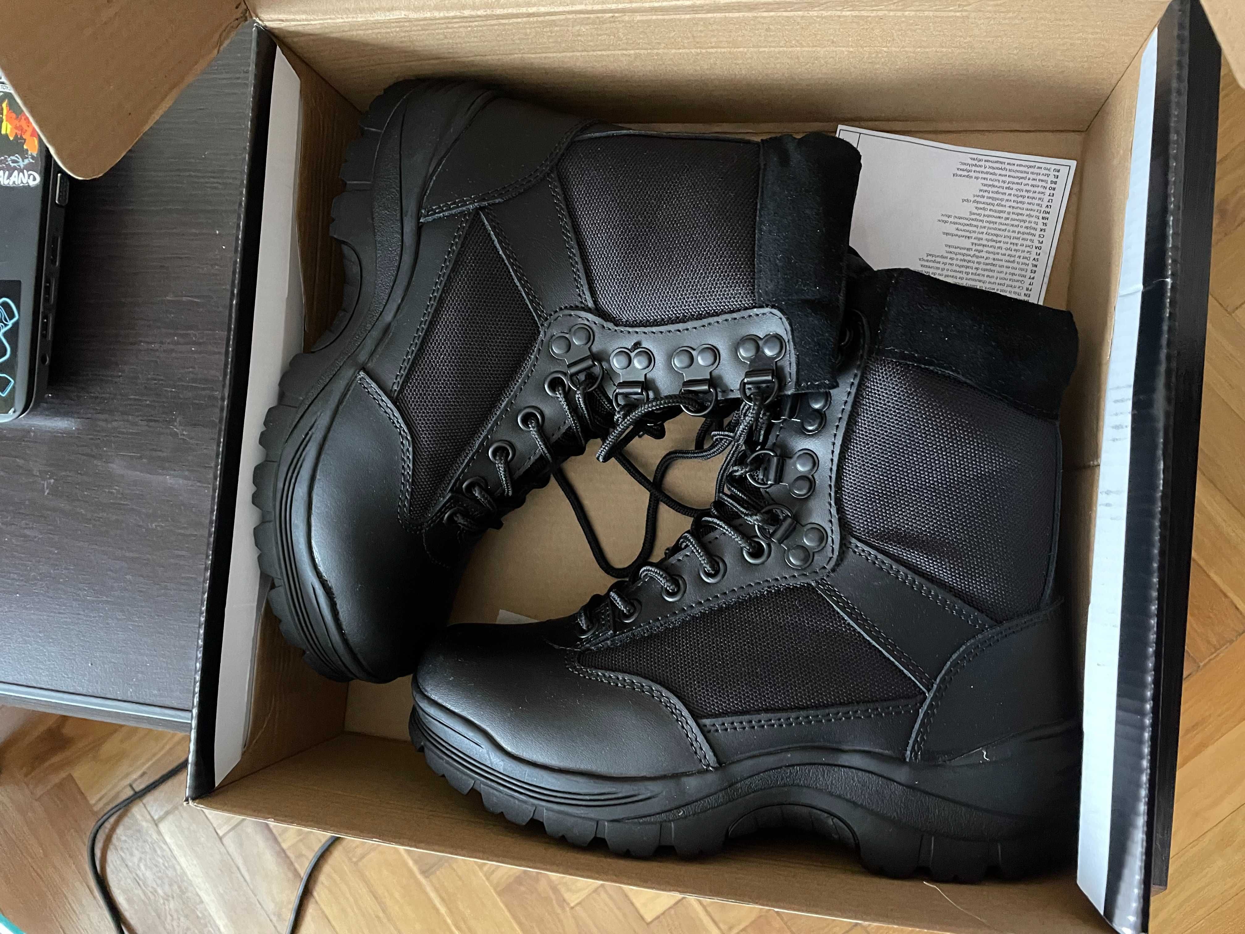 Жіночі тактичні черевики MIL-TEC SWAT BOOTS Black 38 Чорні