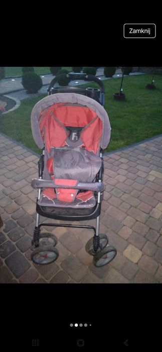 Wózek spacerowy czerwony