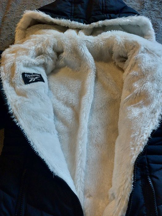 Kurtka dziecięca dwustronna Reebok zimowa