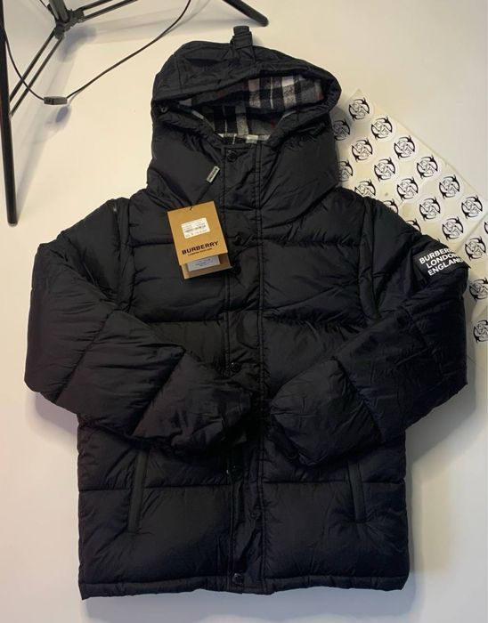 Пуховик Burberry/пуховик барбері/куртка барбері