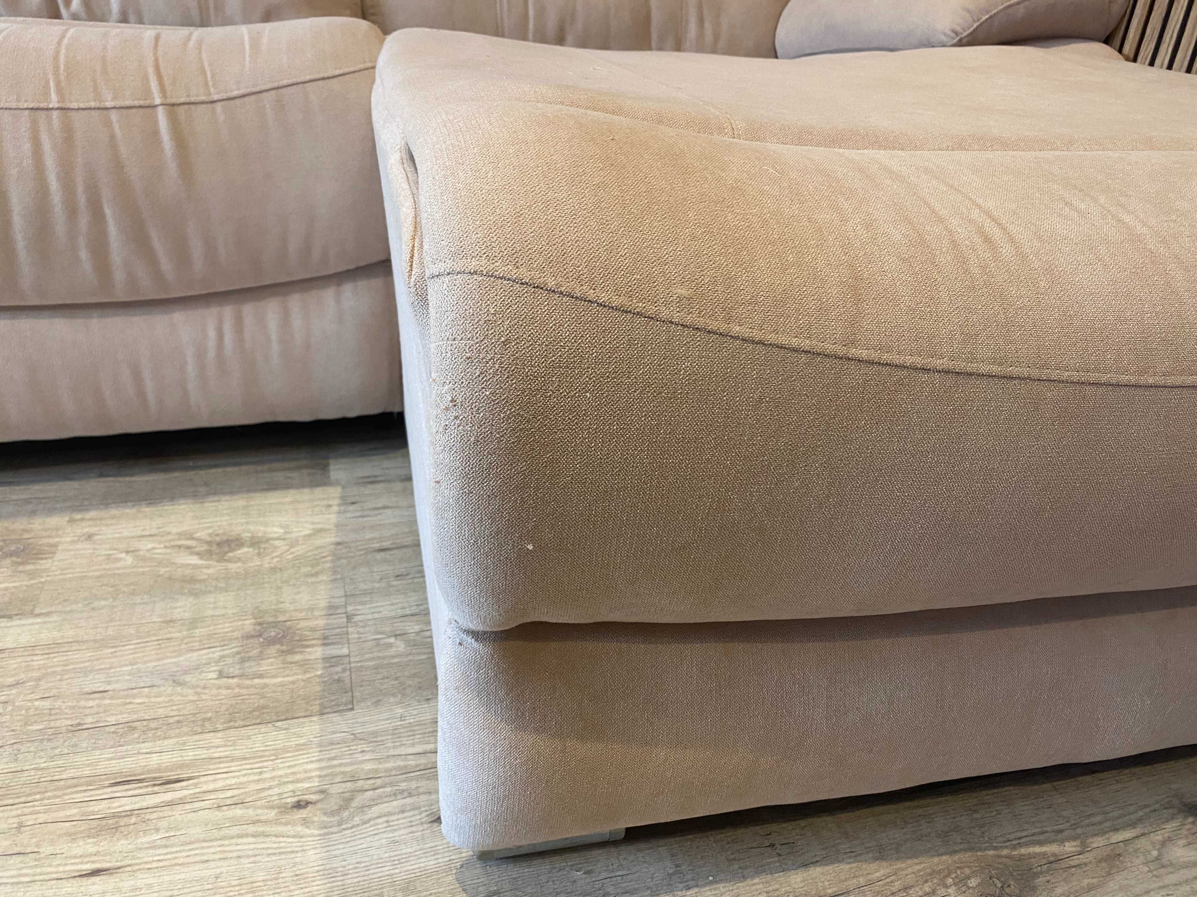 Sofá com chaise longue + relax