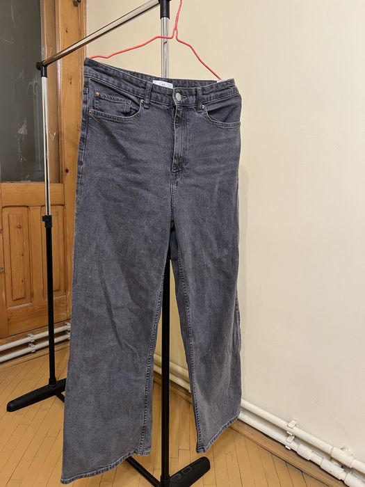 Штани сірі H&M, джинси