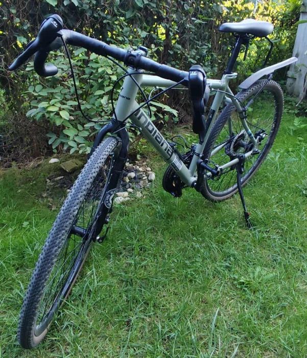 Rower gravel INDIANA Gravel M20 28 cali męski Zielony