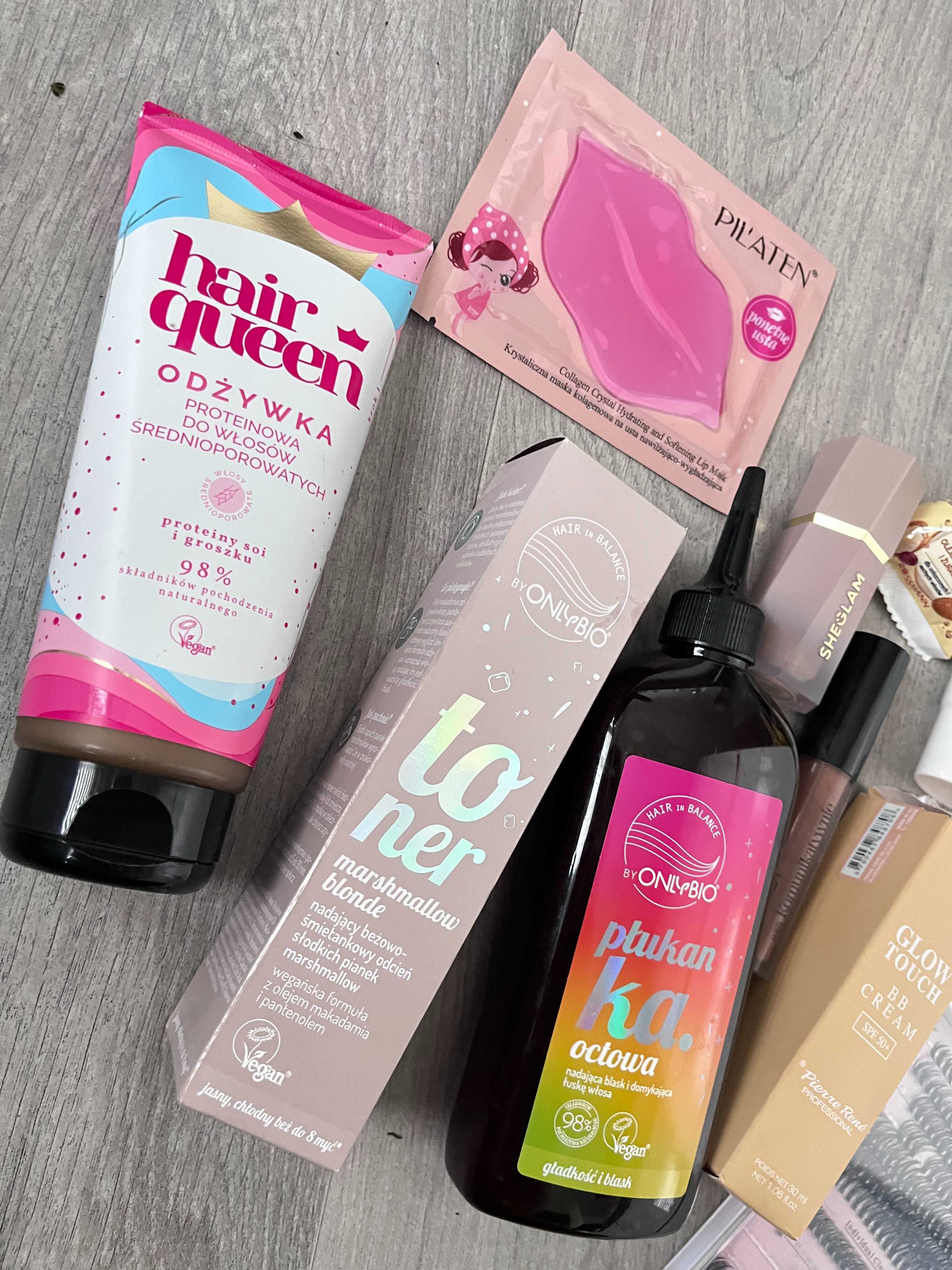zestaw kosmetykównyx holika everybody london inglot sheglam kępki rzęs