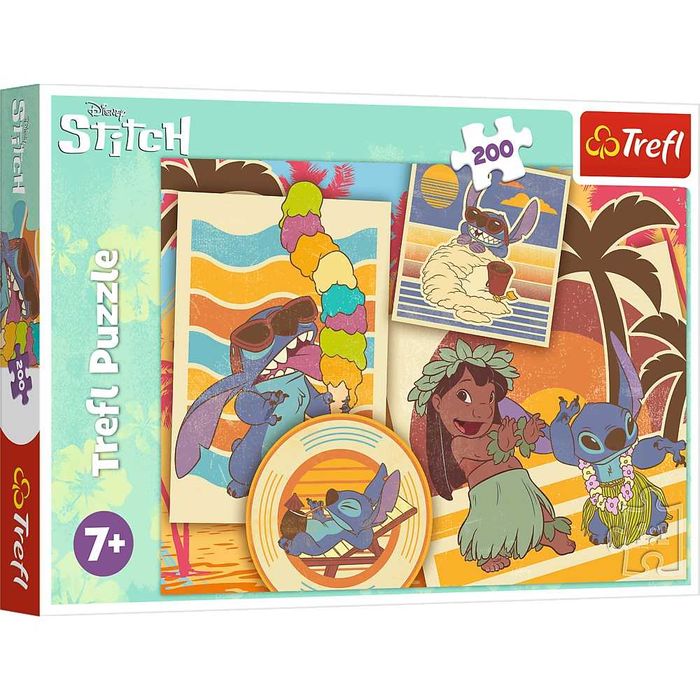 Trefl Puzzle 200 el. Muzyczny świat Lilo i Stitch 13304