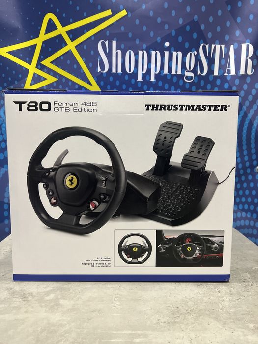 Кермо Thrustmaster T80 Ferrari 488 GTB Edition 4160672•Нове•Гарантія!