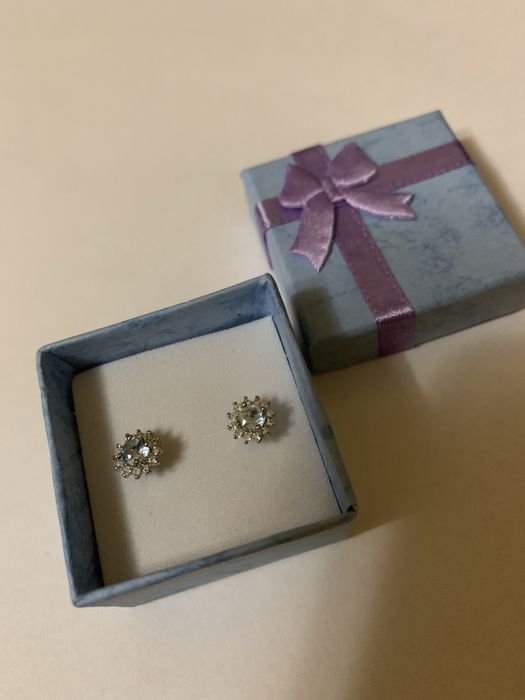 Серьги гвоздики 925 проба