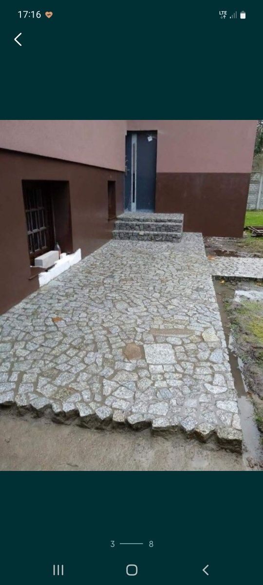 Kamień do gabionow  kamień na ogrodzenia  łupek granitowy sortowany