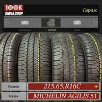 Шины БУ 215 65 R 16 C Michelin Agilis 51 резина грузовая лето