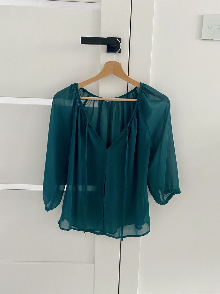 Koszula bluzka przezroczysta H&M